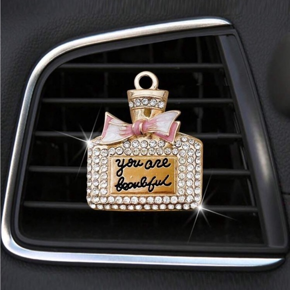 Luxe Inspired Perfume Bottle Clip Air Freshener Car Accessory - Picture 5 of 7